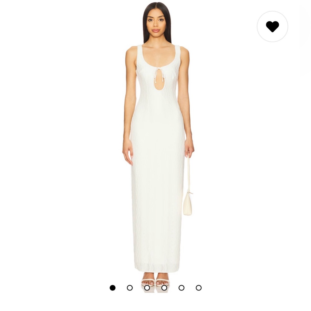 Revolve More to Come Audrey Maxi Dress Ivory XXS
